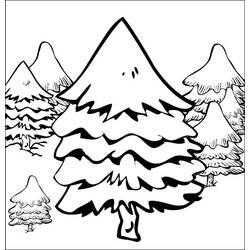Dibujo para colorear: Bosque (Naturaleza y Estaciones) #157051 - Dibujos para Colorear e Imprimir Gratis