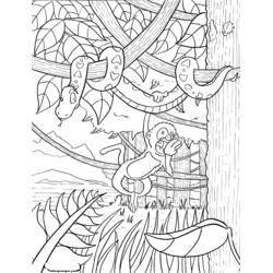 Dibujo para colorear: Bosque (Naturaleza y Estaciones) #157105 - Dibujos para Colorear e Imprimir Gratis