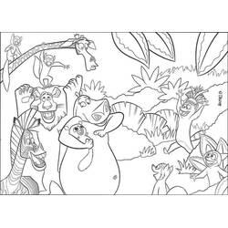 Dibujo para colorear: Bosque (Naturaleza y Estaciones) #157237 - Dibujos para Colorear e Imprimir Gratis