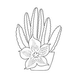 Dibujos para colorear: Cactus - Dibujos para Colorear e Imprimir Gratis