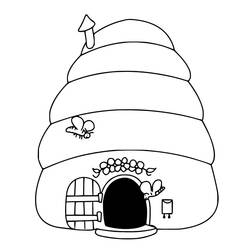 Dibujo Colmena (Naturaleza y Estaciones) #221635 para imprimir y colorear
