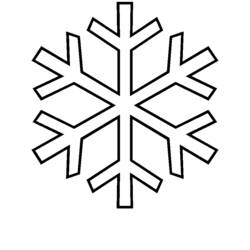 Dibujo para colorear: Copo de Nieve (Naturaleza y Estaciones) #160452 - Dibujos para Colorear e Imprimir Gratis