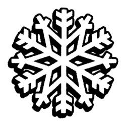 Dibujo para colorear: Copo de Nieve (Naturaleza y Estaciones) #160466 - Dibujos para Colorear e Imprimir Gratis