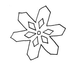 Dibujo para colorear: Copo de Nieve (Naturaleza y Estaciones) #160479 - Dibujos para Colorear e Imprimir Gratis