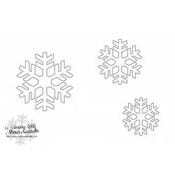 Dibujo para colorear: Copo de Nieve (Naturaleza y Estaciones) #160534 - Dibujos para Colorear e Imprimir Gratis
