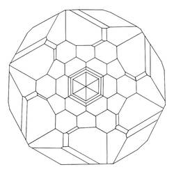 Dibujo para colorear: Copo de Nieve (Naturaleza y Estaciones) #160580 - Dibujos para Colorear e Imprimir Gratis