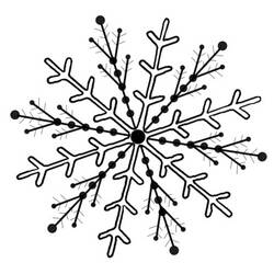 Dibujo para colorear: Copo de Nieve (Naturaleza y Estaciones) #160596 - Dibujos para Colorear e Imprimir Gratis