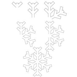 Dibujo para colorear: Copo de Nieve (Naturaleza y Estaciones) #160656 - Dibujos para Colorear e Imprimir Gratis