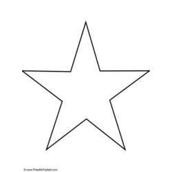 Dibujo para colorear: Estrellas (Naturaleza y Estaciones) #155901 - Dibujos para Colorear e Imprimir Gratis