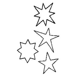 Dibujo para colorear: Estrellas (Naturaleza y Estaciones) #155909 - Dibujos para Colorear e Imprimir Gratis