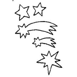 Dibujo para colorear: Estrellas (Naturaleza y Estaciones) #155910 - Dibujos para Colorear e Imprimir Gratis