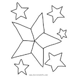 Dibujo para colorear: Estrellas (Naturaleza y Estaciones) #155934 - Dibujos para Colorear e Imprimir Gratis