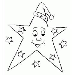 Dibujo para colorear: Estrellas (Naturaleza y Estaciones) #155953 - Dibujos para Colorear e Imprimir Gratis