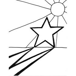 Dibujo para colorear: Estrellas (Naturaleza y Estaciones) #156080 - Dibujos para Colorear e Imprimir Gratis