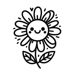 Dibujos para colorear: Flor - Dibujos para Colorear e Imprimir Gratis
