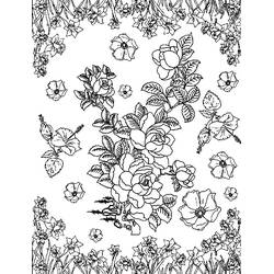 Dibujo Flores (Naturaleza y Estaciones) #154993 para imprimir y colorear