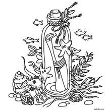 Dibujo para colorear: Fondo Marino (Naturaleza y Estaciones) #160109 - Dibujos para Colorear e Imprimir Gratis