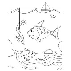 Dibujo para colorear: Fondo Marino (Naturaleza y Estaciones) #160130 - Dibujos para Colorear e Imprimir Gratis