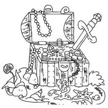 Dibujo para colorear: Fondo Marino (Naturaleza y Estaciones) #160149 - Dibujos para Colorear e Imprimir Gratis