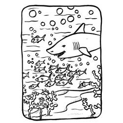 Dibujo para colorear: Fondo Marino (Naturaleza y Estaciones) #160161 - Dibujos para Colorear e Imprimir Gratis