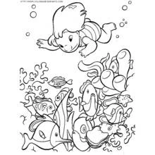 Dibujo para colorear: Fondo Marino (Naturaleza y Estaciones) #160177 - Dibujos para Colorear e Imprimir Gratis