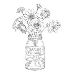 Dibujo para colorear: Girasol (Naturaleza y Estaciones) #171036 - Dibujos para Colorear e Imprimir Gratis