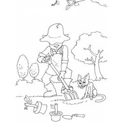 Dibujo para colorear: Jardín (Naturaleza y Estaciones) #166342 - Dibujos para Colorear e Imprimir Gratis