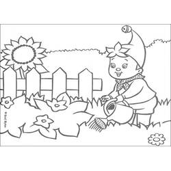 Dibujo para colorear: Jardín (Naturaleza y Estaciones) #166430 - Dibujos para Colorear e Imprimir Gratis
