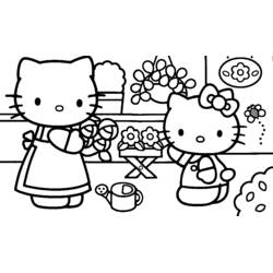 Dibujo para colorear: Jardín (Naturaleza y Estaciones) #166522 - Dibujos para Colorear e Imprimir Gratis