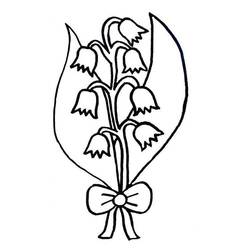 Dibujo para colorear: Lirio del Valle (Naturaleza y Estaciones) #176401 - Dibujos para Colorear e Imprimir Gratis