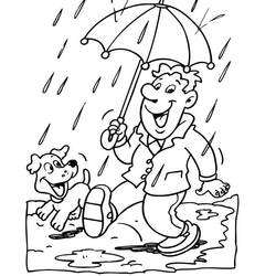 Dibujo para colorear: Lluvia (Naturaleza y Estaciones) #158203 - Dibujos para Colorear e Imprimir Gratis