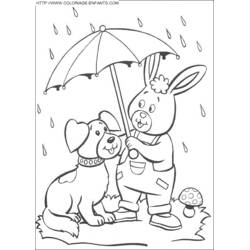 Dibujo para colorear: Lluvia (Naturaleza y Estaciones) #158205 - Dibujos para Colorear e Imprimir Gratis