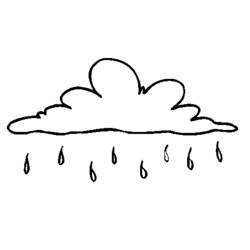 Dibujo para colorear: Lluvia (Naturaleza y Estaciones) #158251 - Dibujos para Colorear e Imprimir Gratis