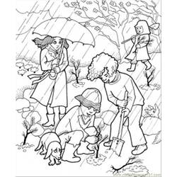 Dibujo para colorear: Lluvia (Naturaleza y Estaciones) #158310 - Dibujos para Colorear e Imprimir Gratis