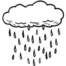 Dibujos para colorear: Lluvia - Dibujos para Colorear e Imprimir Gratis