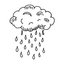Dibujo Lluvia (Naturaleza y Estaciones) #193778 para imprimir y colorear