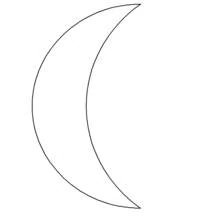 Dibujo para colorear: Luna (Naturaleza y Estaciones) #155656 - Dibujos para Colorear e Imprimir Gratis