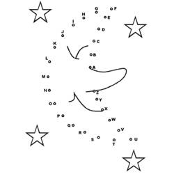 Dibujo para colorear: Luna Creciente (Naturaleza y Estaciones) #162651 - Dibujos para Colorear e Imprimir Gratis