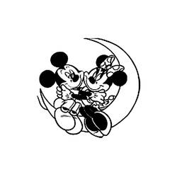 Dibujo para colorear: Luna Creciente (Naturaleza y Estaciones) #162655 - Dibujos para Colorear e Imprimir Gratis