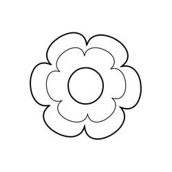 Dibujo para colorear: Margarita (Naturaleza y Estaciones) #176544 - Dibujos para Colorear e Imprimir Gratis