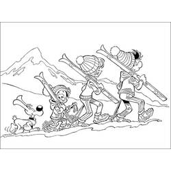 Dibujo para colorear: Montaña (Naturaleza y Estaciones) #156625 - Dibujos para Colorear e Imprimir Gratis