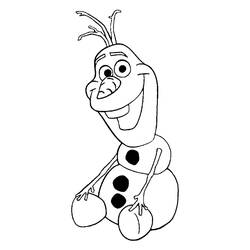Dibujo para colorear: Muñeco de Nieve (Naturaleza y Estaciones) #89273 - Dibujos para Colorear e Imprimir Gratis