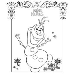 Dibujo para colorear: Muñeco de Nieve (Naturaleza y Estaciones) #89438 - Dibujos para Colorear e Imprimir Gratis