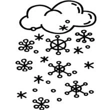Dibujos para colorear: Nieve - Dibujos para Colorear e Imprimir Gratis