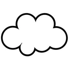 Dibujos para colorear: Nube - Dibujos para Colorear e Imprimir Gratis