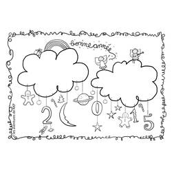 Dibujo Nube (Naturaleza y Estaciones) #157549 para imprimir y colorear