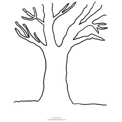 Dibujo para colorear: Otoño (Naturaleza y Estaciones) #164133 - Dibujos para Colorear e Imprimir Gratis