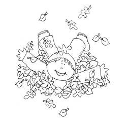 Dibujo para colorear: Otoño (Naturaleza y Estaciones) #164186 - Dibujos para Colorear e Imprimir Gratis