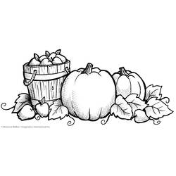 Dibujo para colorear: Otoño (Naturaleza y Estaciones) #164228 - Dibujos para Colorear e Imprimir Gratis