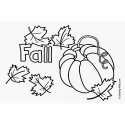 Dibujo para colorear: Otoño (Naturaleza y Estaciones) #164311 - Dibujos para Colorear e Imprimir Gratis